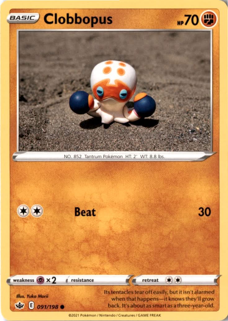 Clobbopus #91/198 - Chilling Reign - Pokemon - Common - Near Mint