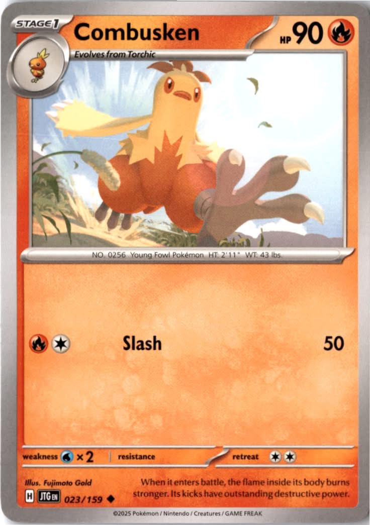 Combusken #023/159 - Journey Together - Pokemon - Uncommon - Near Mint
