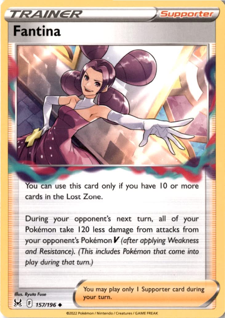 Fantina #157/196 - Lost Origin - Pokemon - Uncommon - Near Mint