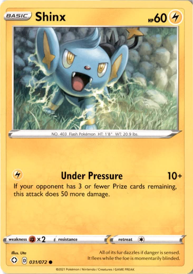 Shinx #31/72 - Shining Fates - Pokemon - Common - Near Mint