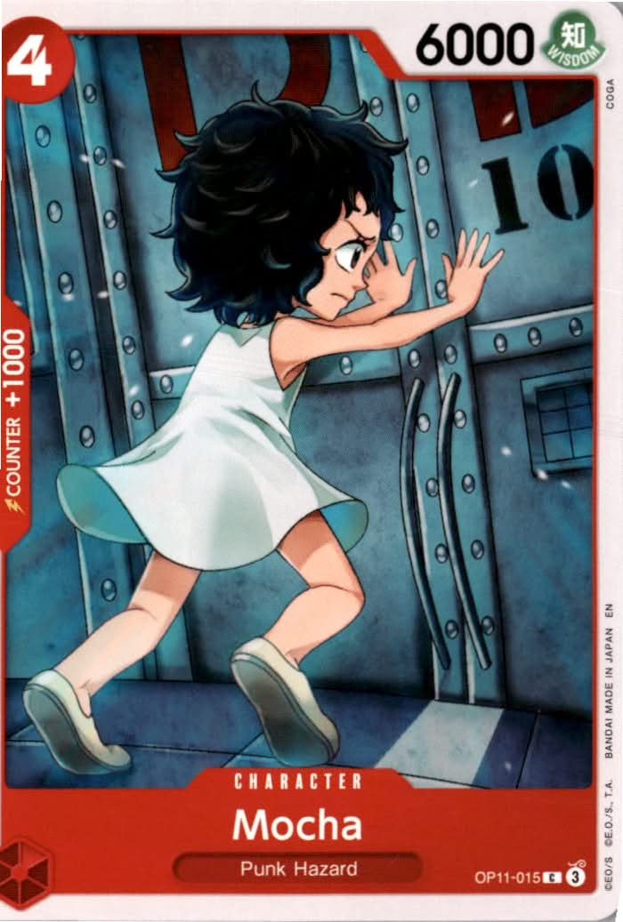 Mocha #OP11-015 - A Fist of Divine Speed - One Piece Card Game - Common - Near Mint