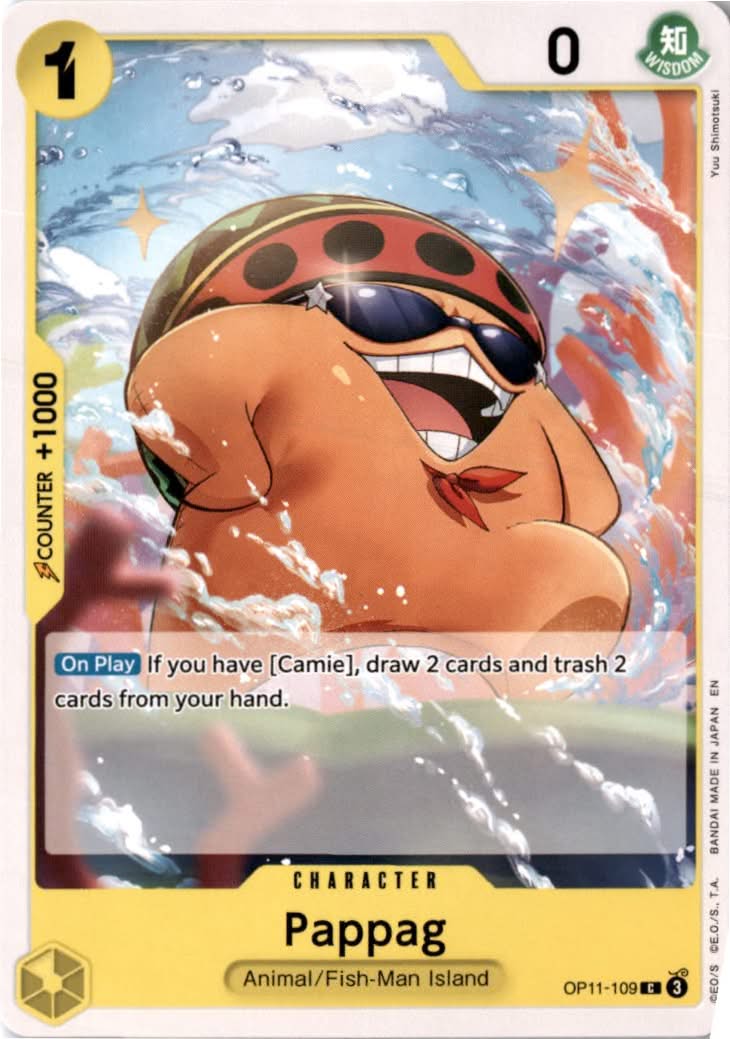 Pappag #OP11-109 - A Fist of Divine Speed - One Piece Card Game - Common - Near Mint