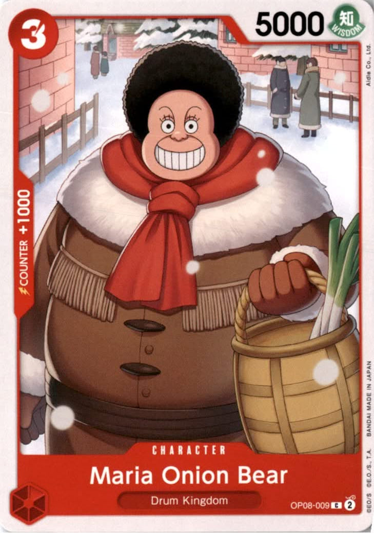 Maria Onion Bear #OP08-009 - Two Legends - One Piece Card Game - Common - Near Mint