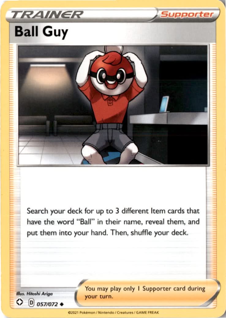 Ball Guy #57/72 - Shining Fates - Pokemon - Uncommon - Near Mint