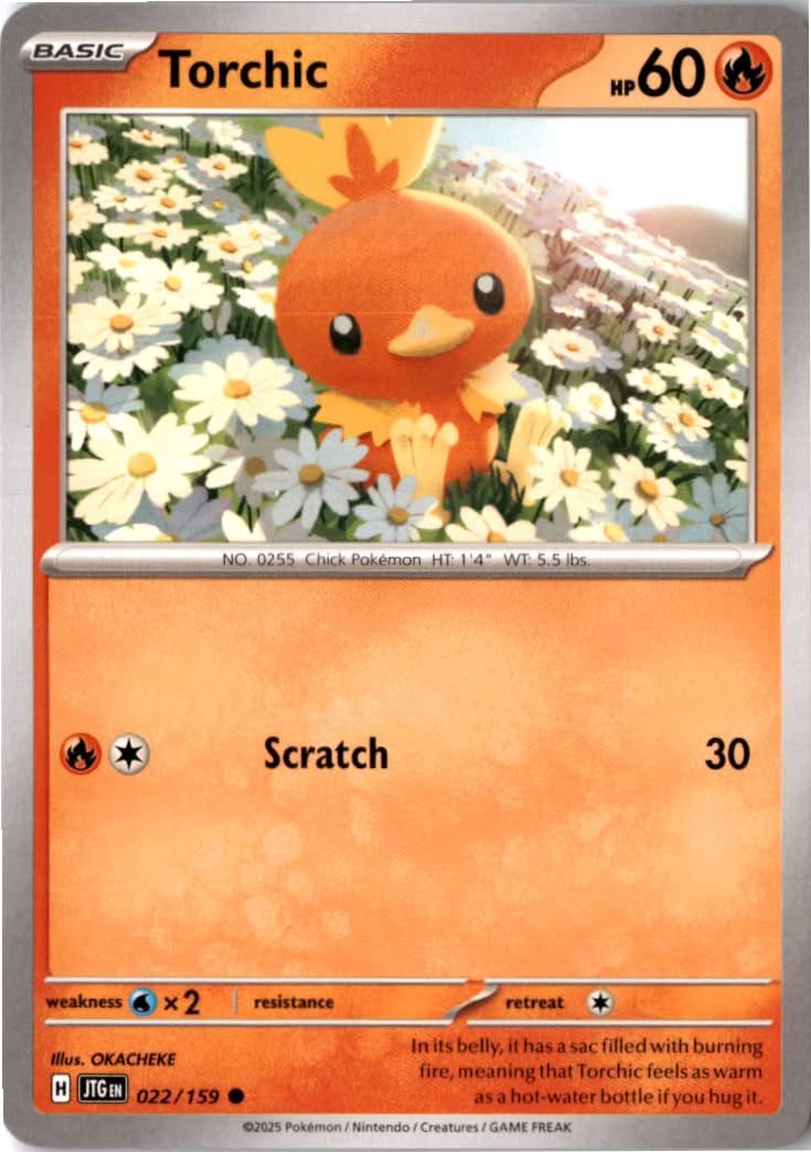 Torchic #022/159 - Journey Together - Pokemon - Common - Near Mint