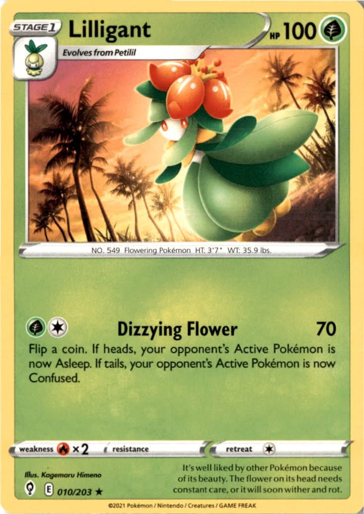 Lilligant #10/203 - Evolving Skies - Pokemon - Rare - Near Mint