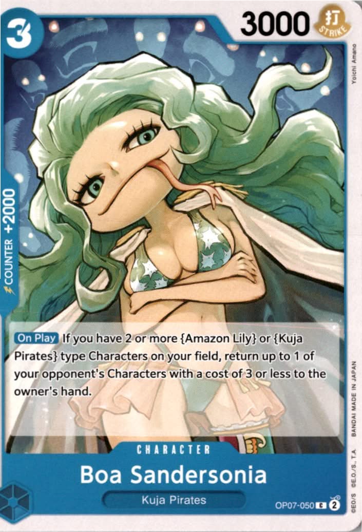 Boa Sandersonia #OP07-050 - 500 Years in the Future - One Piece Card Game - Common - Near Mint