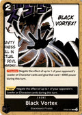 Black Vortex #OP09-097 - Emperors in the New World - One Piece Card Game - Common - Near Mint