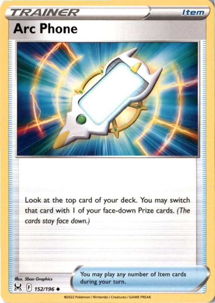 Arc Phone #152/196 - Lost Origin - Pokemon - Uncommon - Near Mint