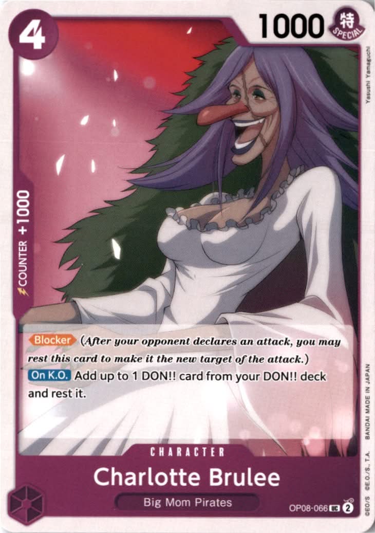 Charlotte Brulee #OP08-066 - Two Legends - One Piece Card Game - Uncommon - Near Mint