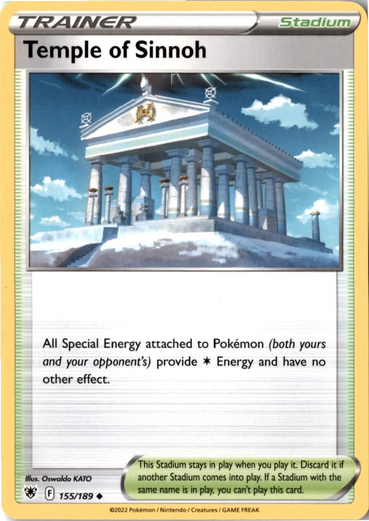 Temple of Sinnoh #155/189 - Astral Radiance - Pokemon - Uncommon - Near Mint