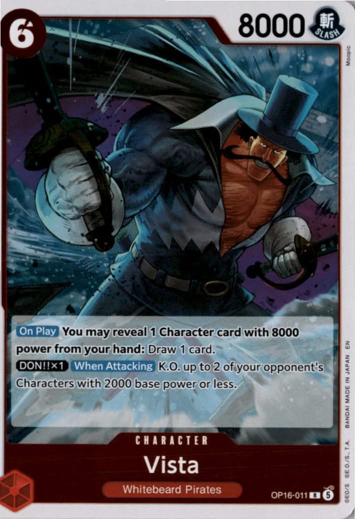 Vista #OP16-011 - The Time of Battle - One Piece Card Game - Rare - Near Mint