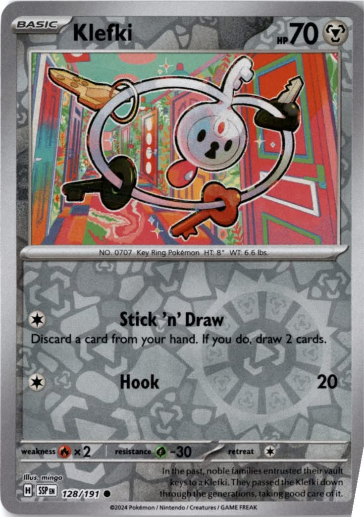 Klefki #128/191 - Surging Sparks - Pokemon - Common - Near Mint