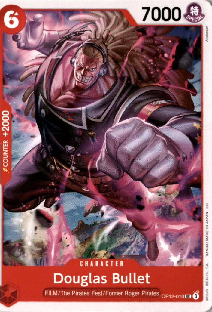 Douglas Bullet #OP12-010 - Legacy of the Master - One Piece Card Game - Uncommon - Near Mint