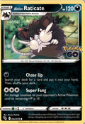 Alolan Raticate #042/78 - Pokémon GO - Pokemon - Common - Near Mint
