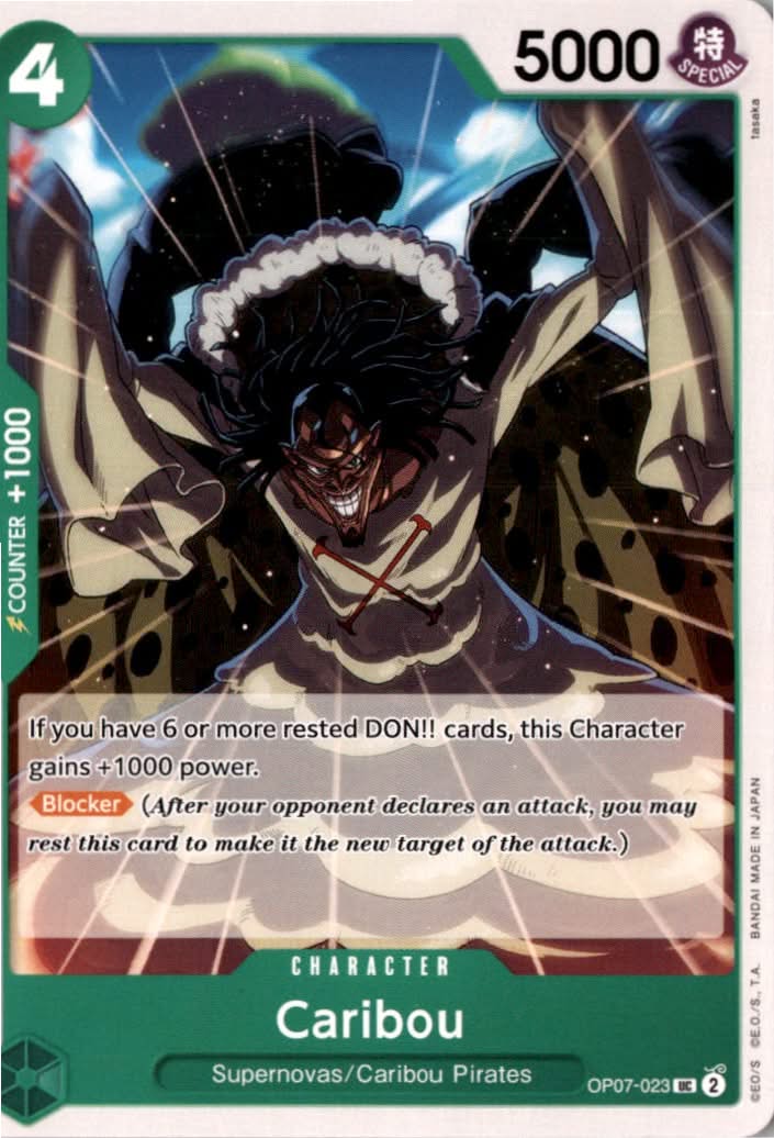 Caribou #OP07-023 - 500 Years in the Future - One Piece Card Game - Uncommon - Near Mint