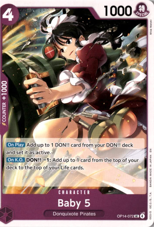 Baby 5 #OP14-072 - The Azure Sea's Seven - One Piece Card Game - Uncommon - Near Mint