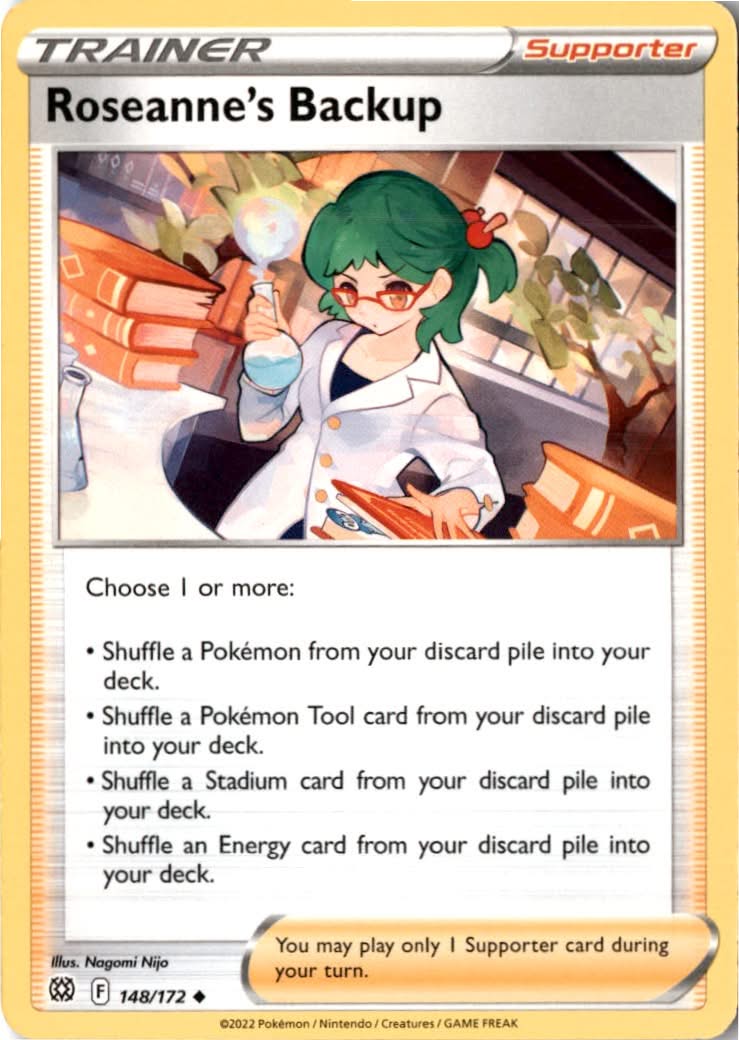 Roseanne's Backup #148/172 - Brilliant Stars - Pokemon - Uncommon - Near Mint
