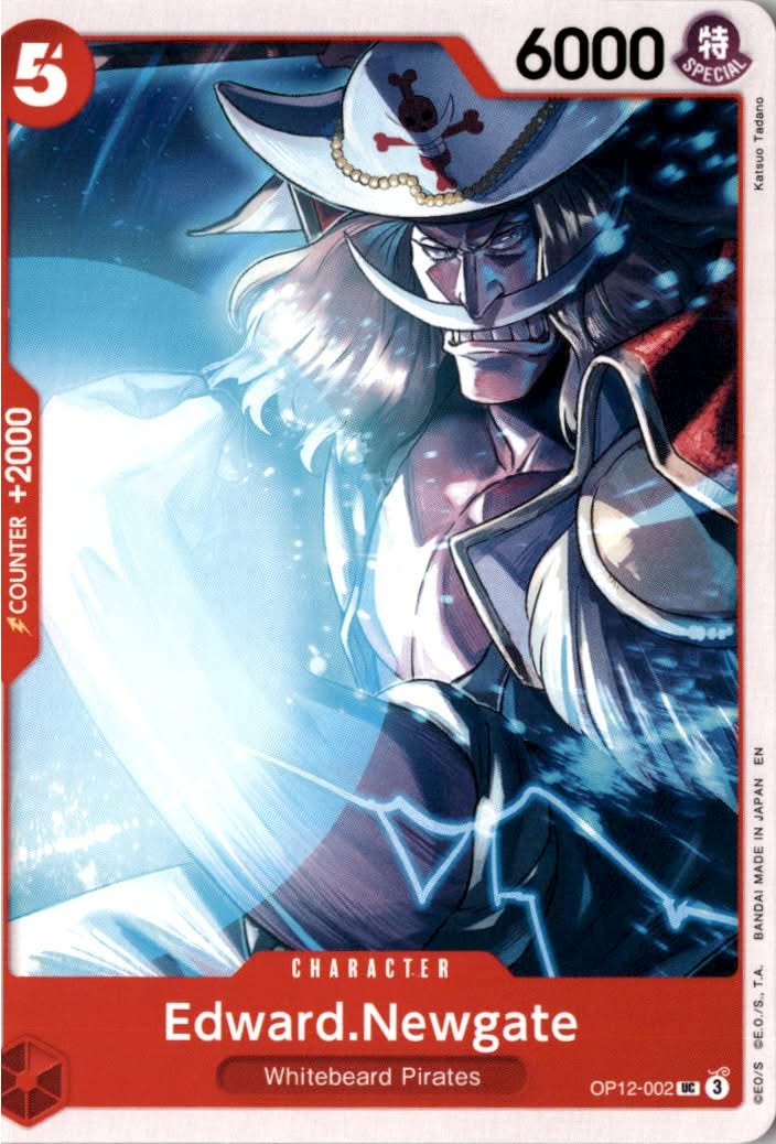 Edward.Newgate #OP12-002 - Legacy of the Master - One Piece Card Game - Uncommon - Near Mint