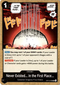 Never Existed... in the First Place... #OP13-098 - Carrying On His Will - One Piece Card Game - Uncommon - Near Mint