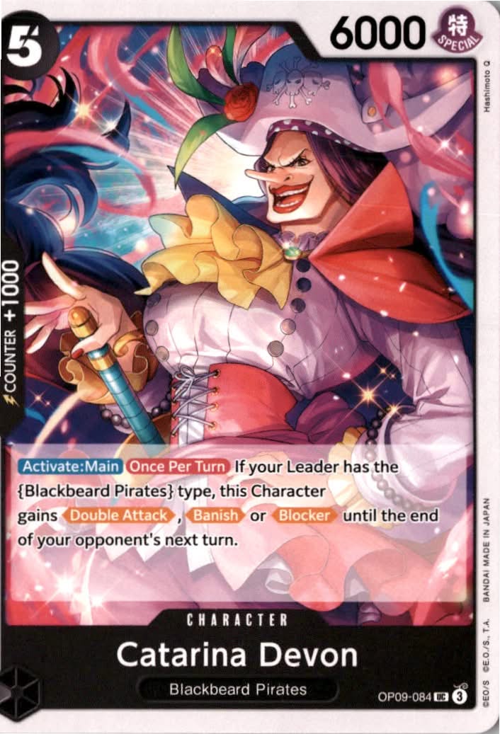 Catarina Devon #OP09-084 - Emperors in the New World - One Piece Card Game - Uncommon - Near Mint
