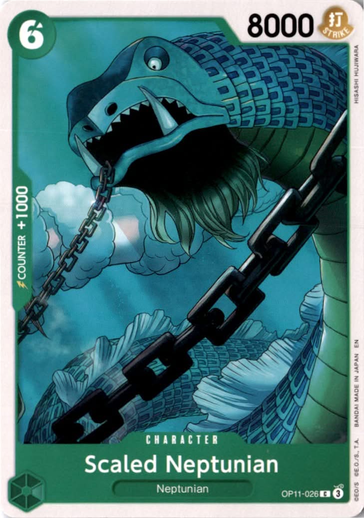 Scaled Neptunian #OP11-026 - A Fist of Divine Speed - One Piece Card Game - Common - Near Mint