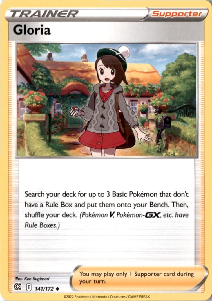 Gloria #141/172 - Brilliant Stars - Pokemon - Uncommon - Near Mint