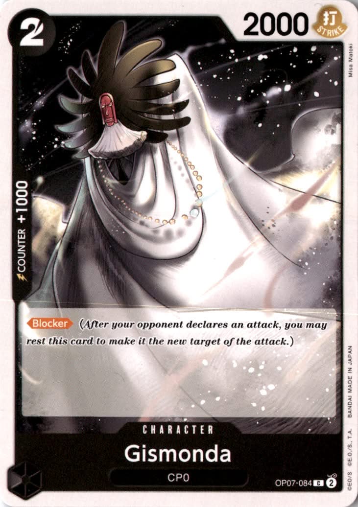 Gismonda #OP07-084 - 500 Years in the Future - One Piece Card Game - Common - Near Mint