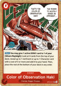 Color of Observation Haki #OP12-017 - Legacy of the Master - One Piece Card Game - Uncommon - Near Mint