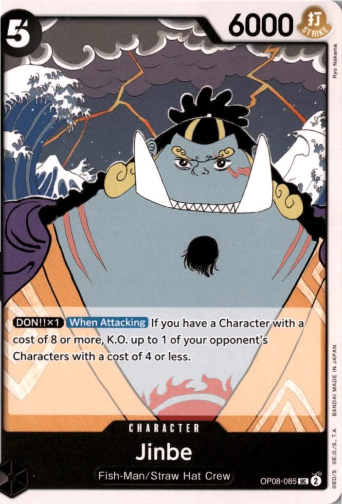 Jinbe #OP08-085 - Two Legends - One Piece Card Game - Uncommon - Near Mint