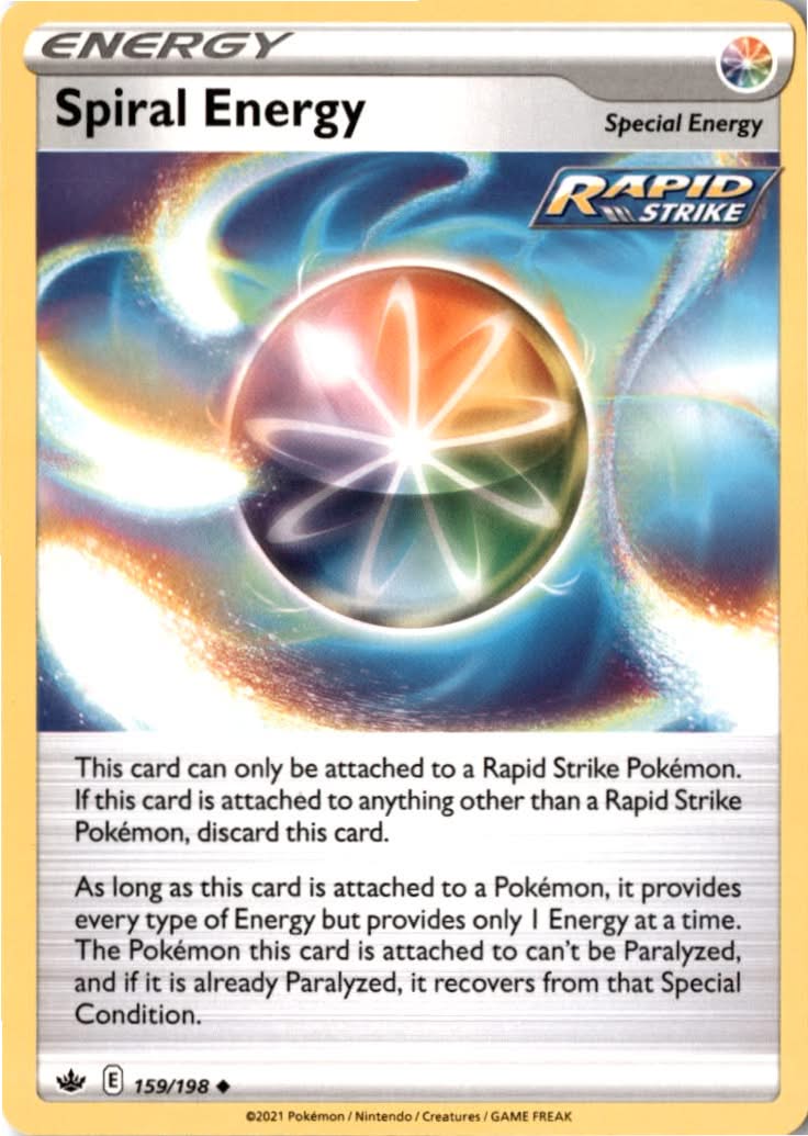 Spiral Energy #159/198 - Chilling Reign - Pokemon - Uncommon - Near Mint