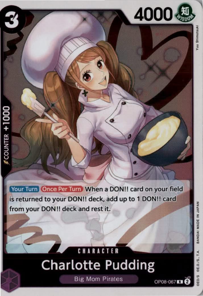 Charlotte Pudding #OP08-067 - Two Legends - One Piece Card Game - Rare - Near Mint