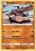 Rhydon #090/196 - Lost Origin - Pokemon - Uncommon - Near Mint