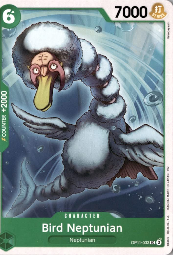 Bird Neptunian #OP11-033 - A Fist of Divine Speed - One Piece Card Game - Uncommon - Near Mint