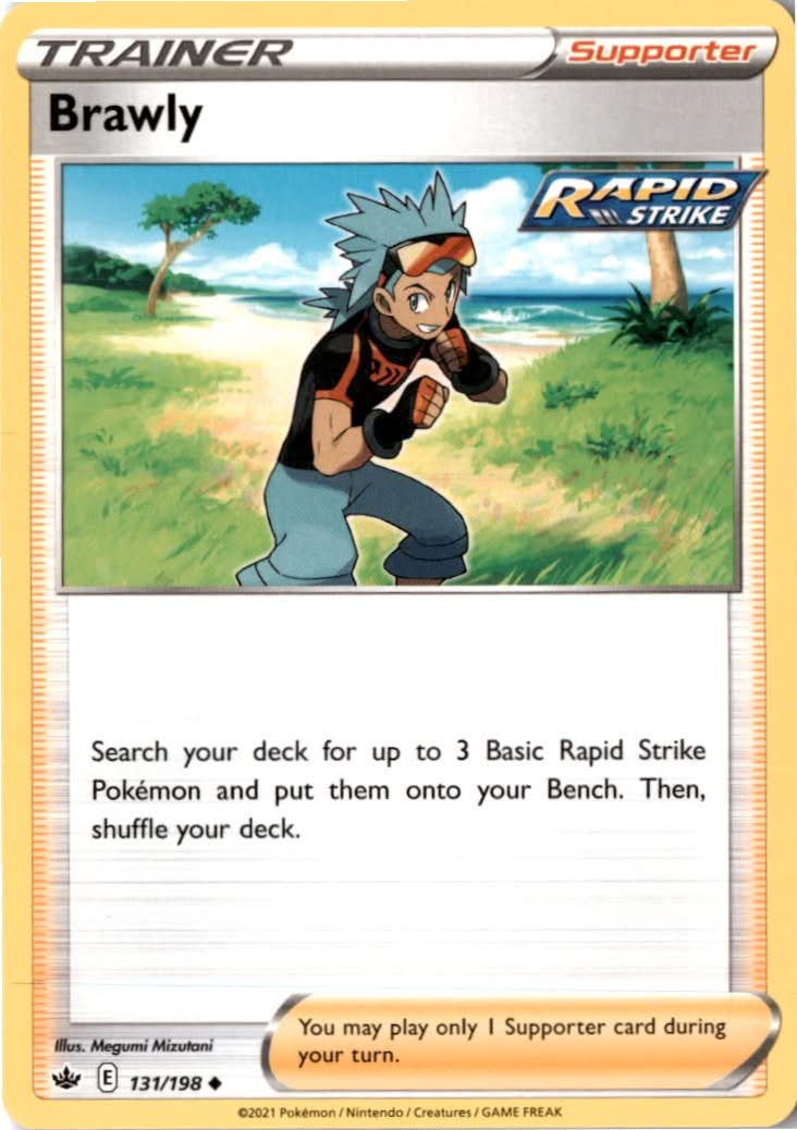 Brawly #131/198 - Chilling Reign - Pokemon - Uncommon - Near Mint