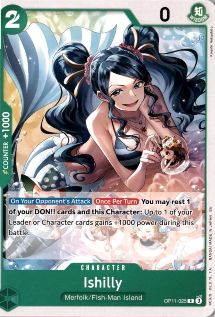Ishilly #OP11-025 - A Fist of Divine Speed - One Piece Card Game - Common - Near Mint