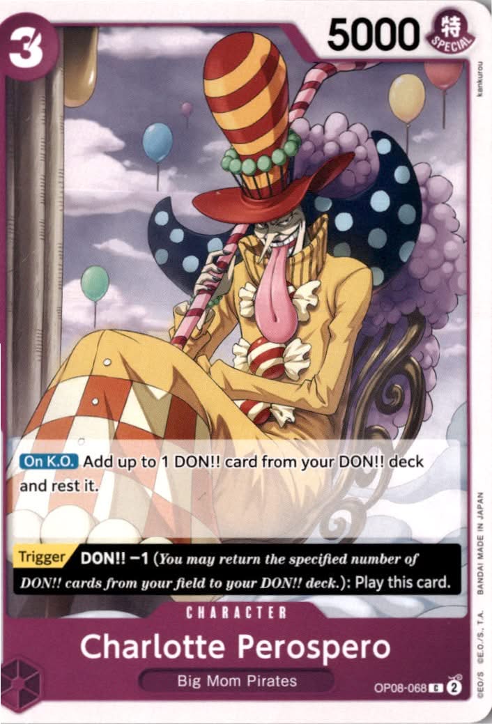 Charlotte Perospero #OP08-068 - Two Legends - One Piece Card Game - Common - Near Mint