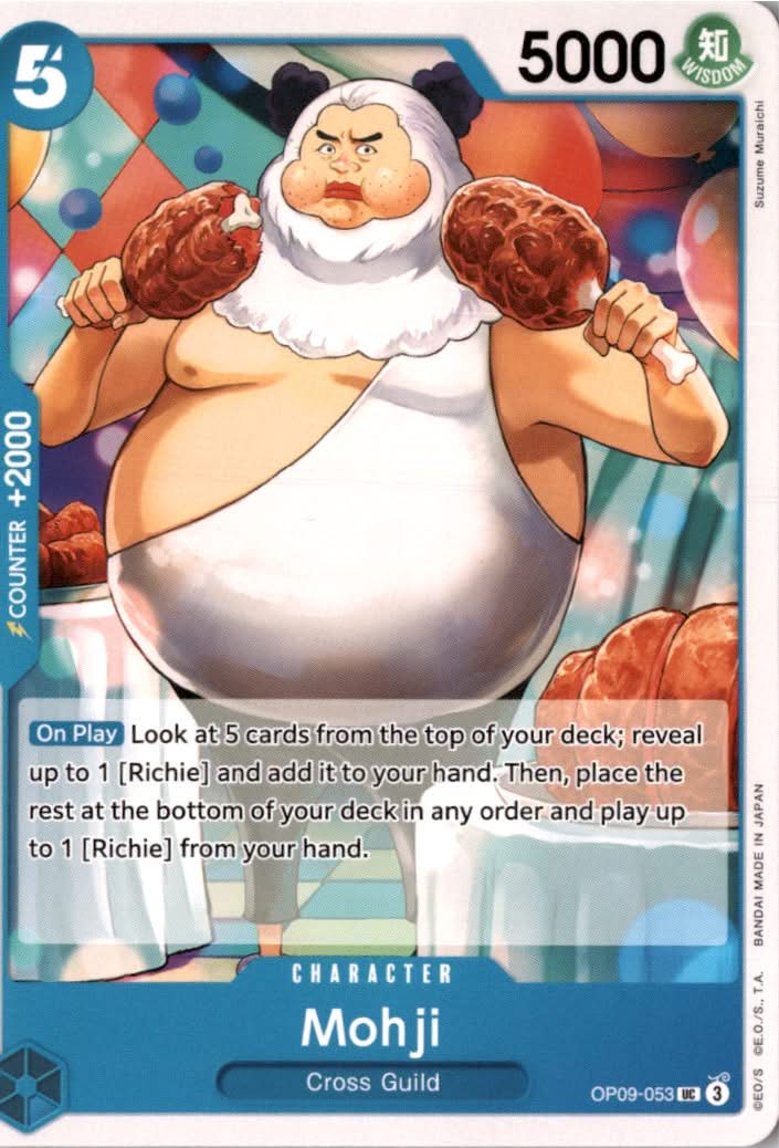 Mohji #OP09-053 - Emperors in the New World - One Piece Card Game - Uncommon - Near Mint
