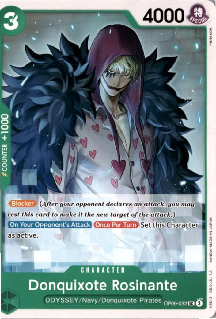 Donquixote Rosinante #OP09-032 - Emperors in the New World - One Piece Card Game - Uncommon - Near Mint