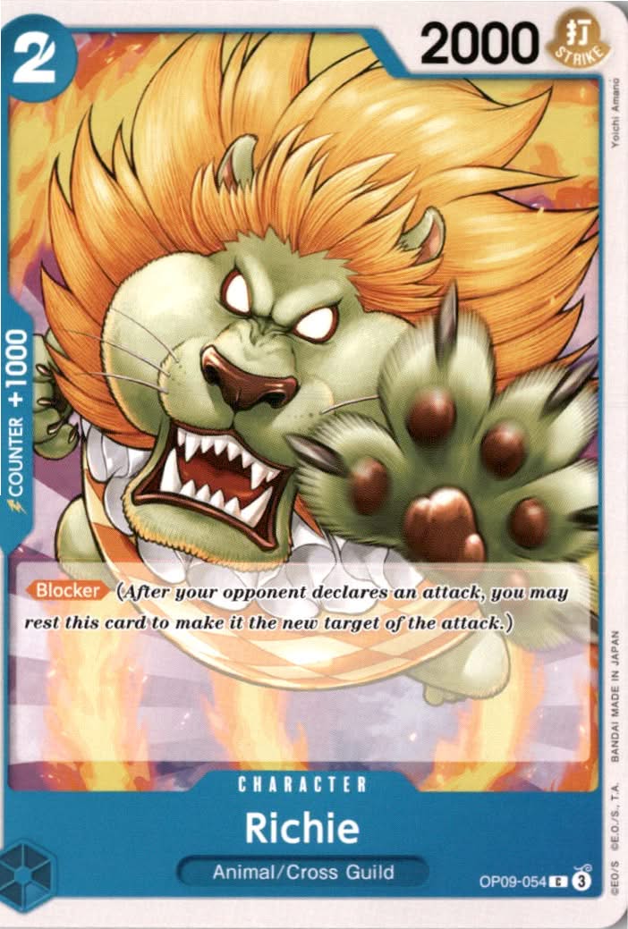 Richie #OP09-054 - Emperors in the New World - One Piece Card Game - Common - Near Mint