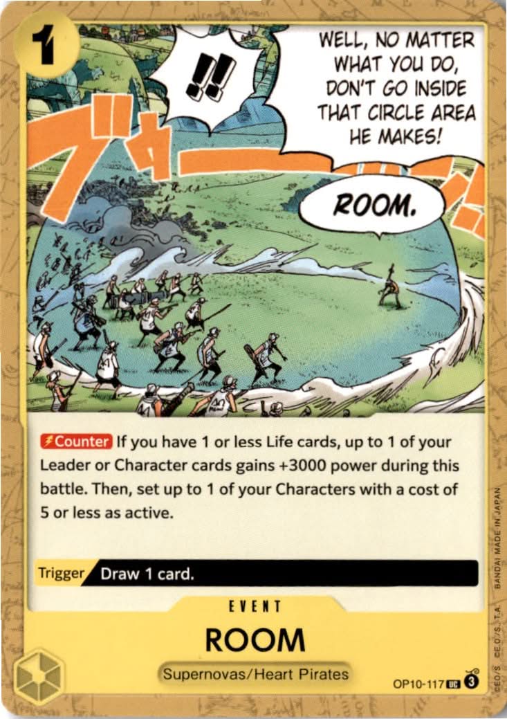 ROOM #OP10-117 - Royal Blood - One Piece Card Game - Uncommon - Near Mint