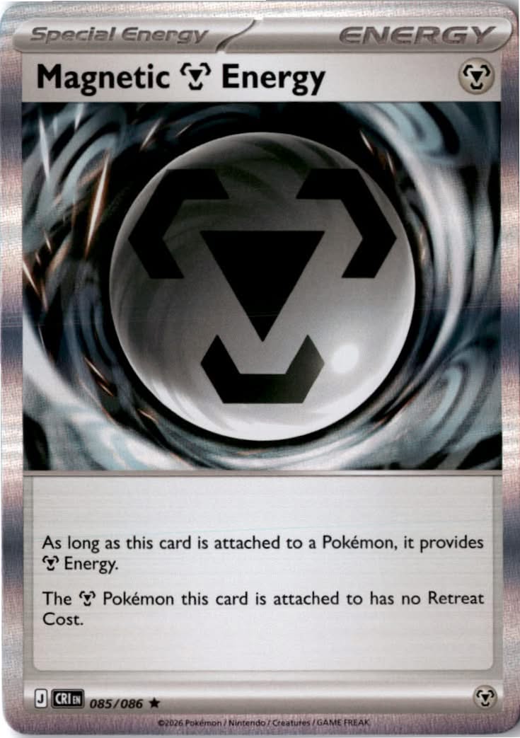 Magnetic Metal Energy #085/86 - Chaos Rising - Pokemon - Rare - Near Mint