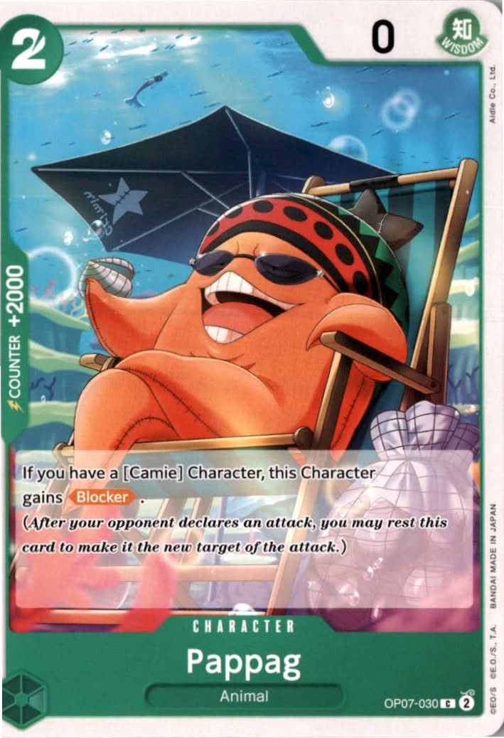 Pappag #OP07-030 - 500 Years in the Future - One Piece Card Game - Common - Near Mint