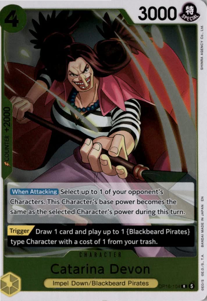 Catarina Devon #OP16-104 - The Time of Battle - One Piece Card Game - Rare - Near Mint