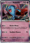 Team Rocket's Wobbuffet #082/182 - Destined Rivals - Pokemon - Rare - Near Mint