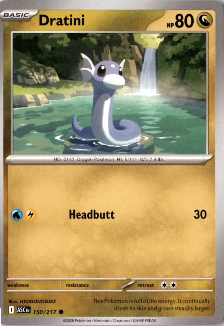Dratini #150/217 - Ascended Heroes - Pokemon - Common - Near Mint