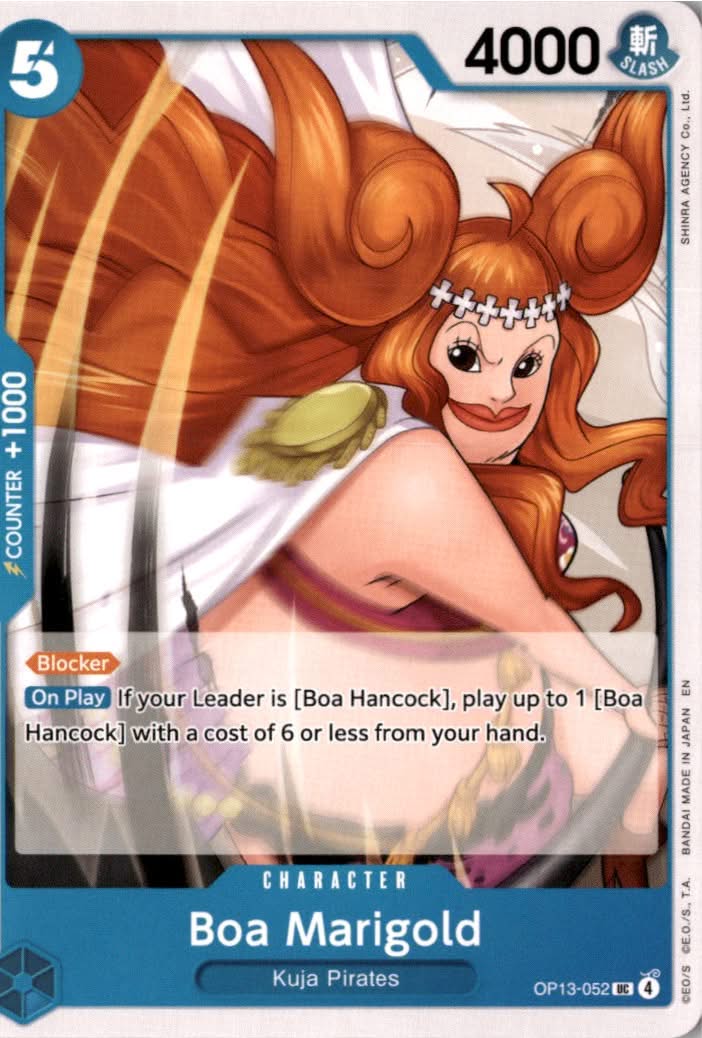 Boa Marigold #OP13-052 - Carrying On His Will - One Piece Card Game - Uncommon - Near Mint