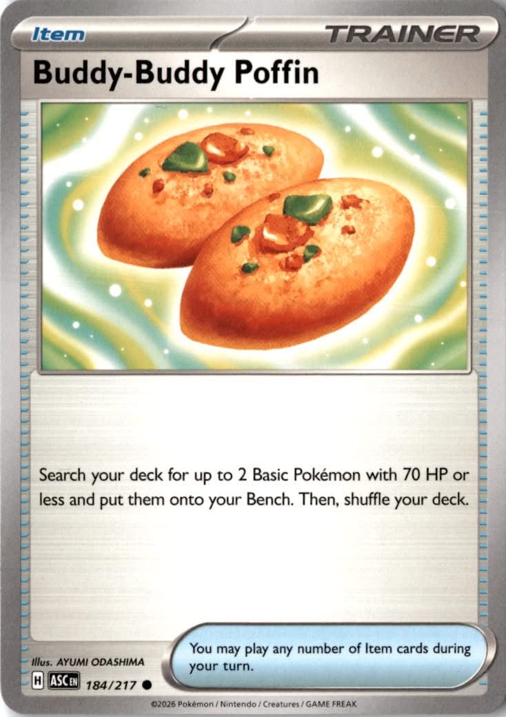 Buddy-Buddy Poffin #184/217 - Ascended Heroes - Pokemon - Common - Near Mint