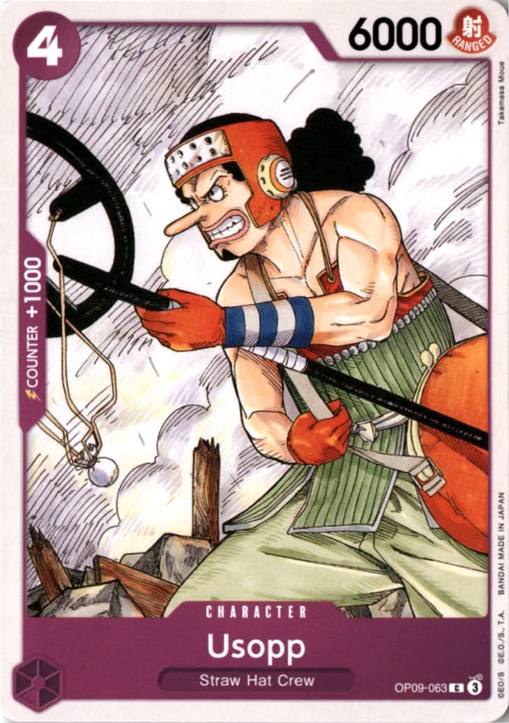 Usopp #OP09-063 - Emperors in the New World - One Piece Card Game - Common - Near Mint