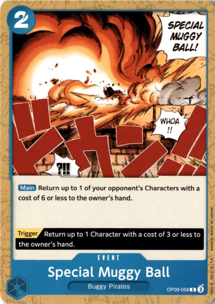 Special Muggy Ball #OP09-058 - Emperors in the New World - One Piece Card Game - Common - Near Mint